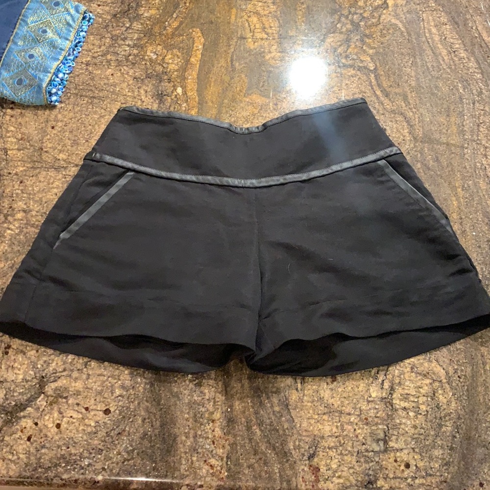 Black high waisted Size 0 Cooperative brand shorts